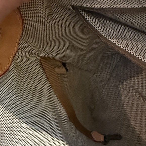 Dooney & Bourke White and Brown Satchel - Picture 8 of 12